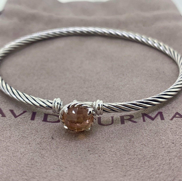 David Yurman Chatelaine Bracelet Morganite - Picture 2 of 4